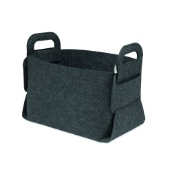 Cesta plegable de fieltro RPET Fialan