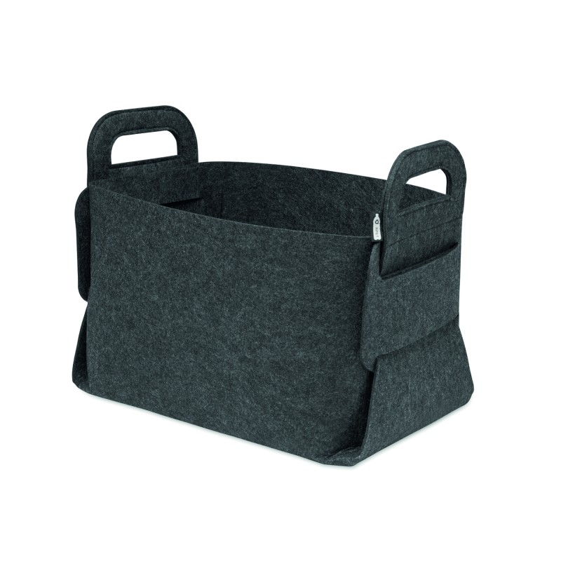 Cesta plegable de fieltro RPET Fialan
