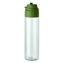 Botella de RPET con pajita Toien Klar 700 ml