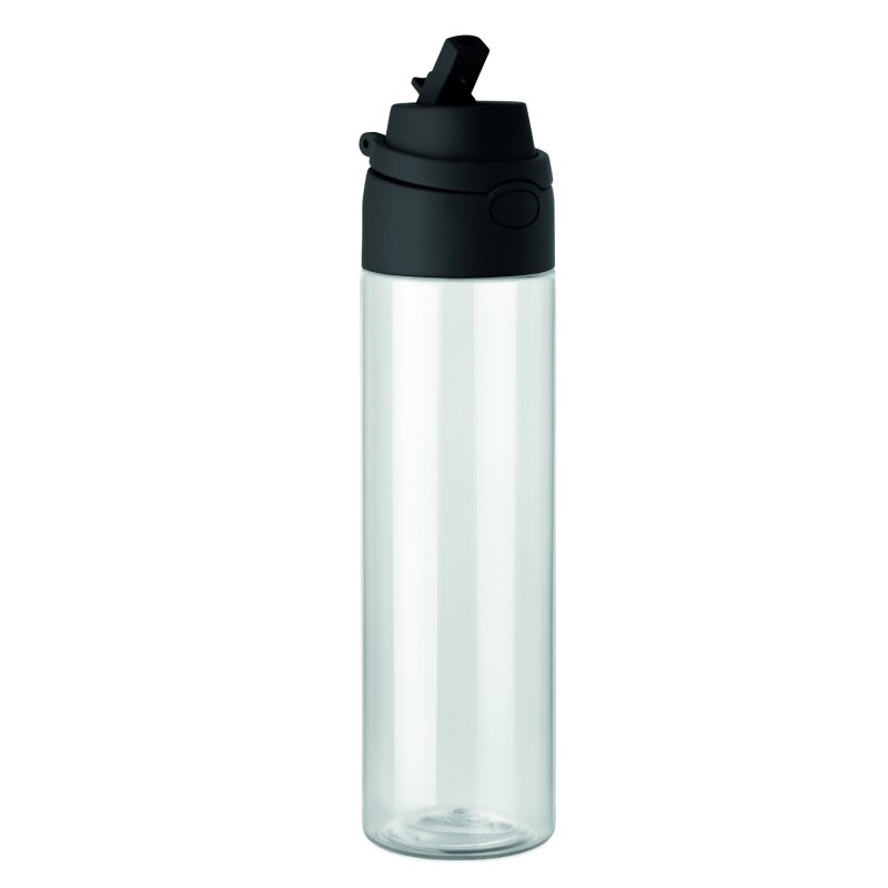 Botella de RPET con pajita Toien Klar 700 ml