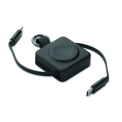 Cable USB-C retráctil con...