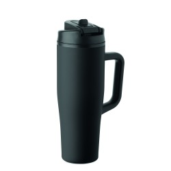 Vaso de doble pared con pajita Atlanta 900 ml