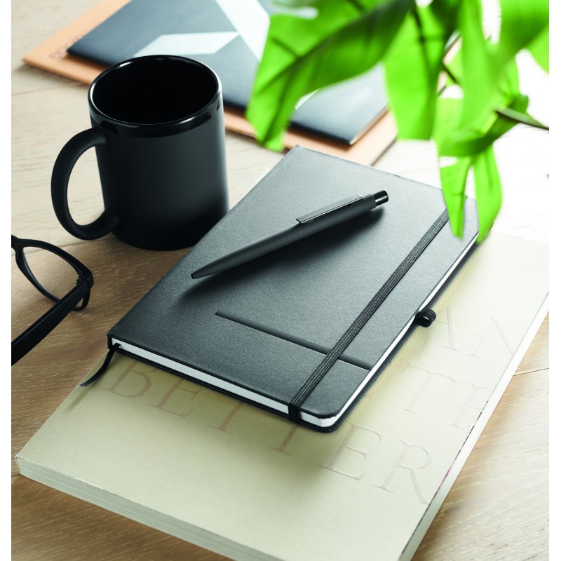 Set de regalo con libreta, bolígrafo y taza Readyset