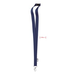 Lanyard de RPET Lany RPET 20 mm