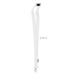 Lanyard de RPET Lany RPET 20 mm