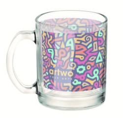 Taza de cristal brillante para sublimación Sublimgloss 300 ml
