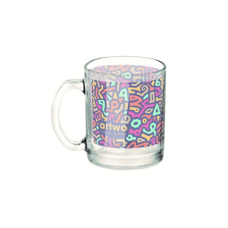 Taza de cristal brillante para sublimación Sublimgloss 300 ml