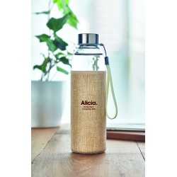 Botella de cristal con funda Utah Touch 500 ml