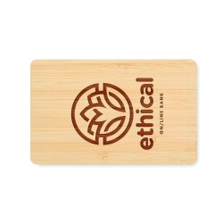 Tarjeta de protección RFID de bambú Custos +