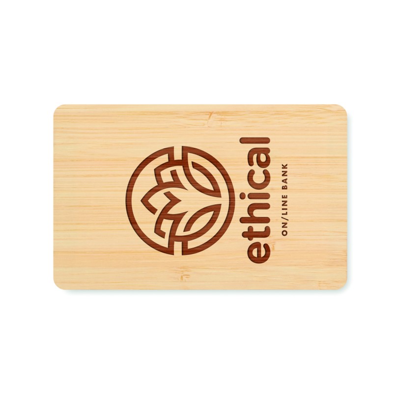 Tarjeta de protección RFID de bambú Custos +