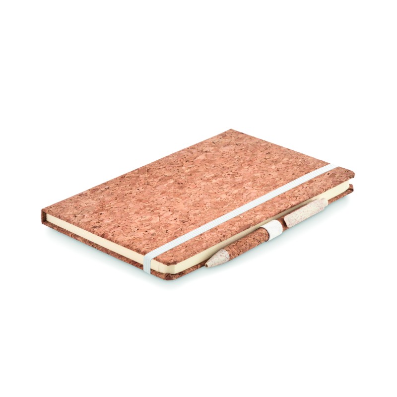 Set de libreta A5 y bolígrafo de corcho Suber Set