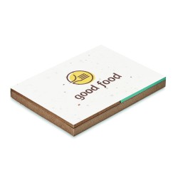 Bloc de notas con marcapáginas y tapa de semillas Grow Me