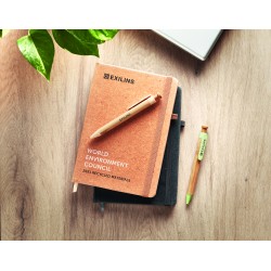 Libreta A5 de piel reciclada Baobab