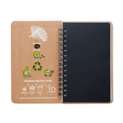 Libreta con semillas de pino Grownotebook