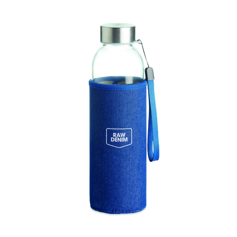 Botella de cristal con funda Utah Denim 500 ml