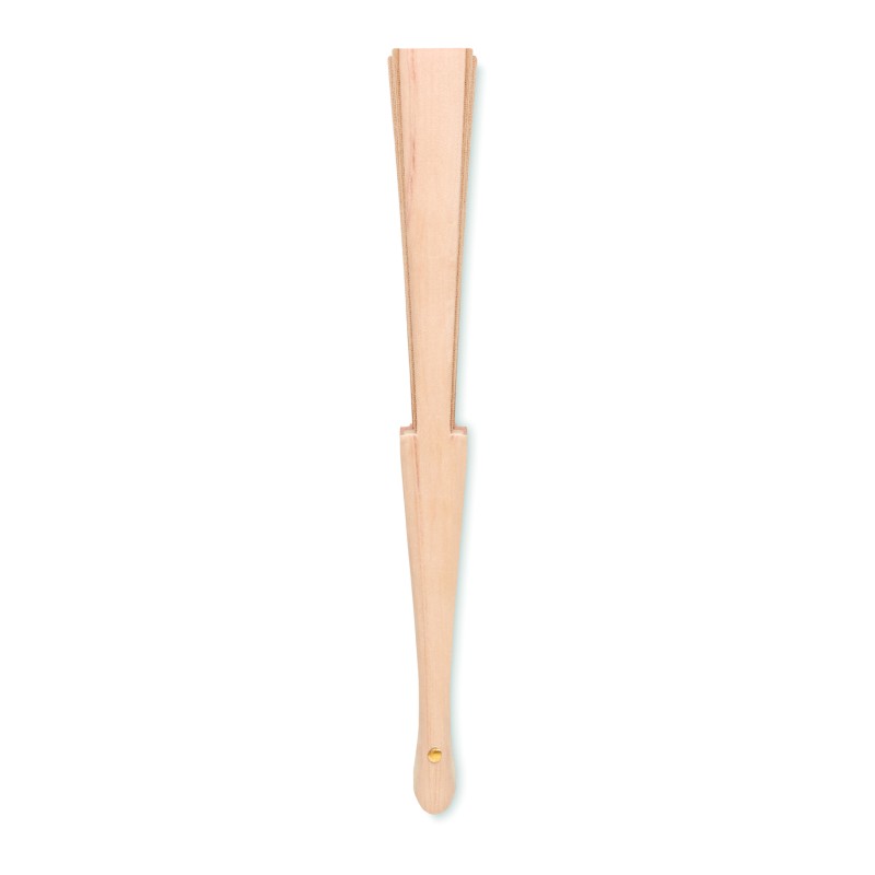 Abanico de madera y tela de corcho Fanny Cork