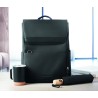 Paraguas automático de RPET con mango de bambú Leeds 23"
