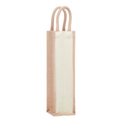 Bolsa para vino de yute...