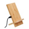 Soporte cargador inalámbrico de bambú Whippy Plus