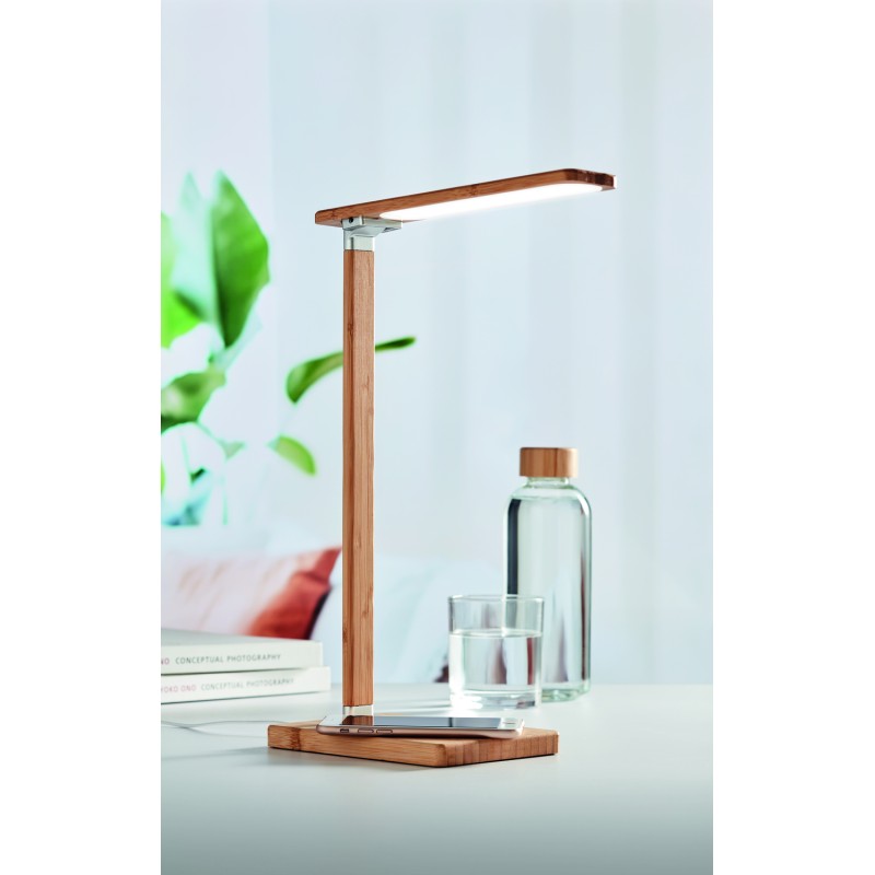 Lámpara de escritorio con cargador inalámbrico Neat Light