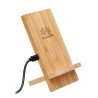 Soporte cargador inalámbrico de bambú Whippy Plus
