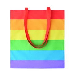 Bolsa de algodón arcoíris...