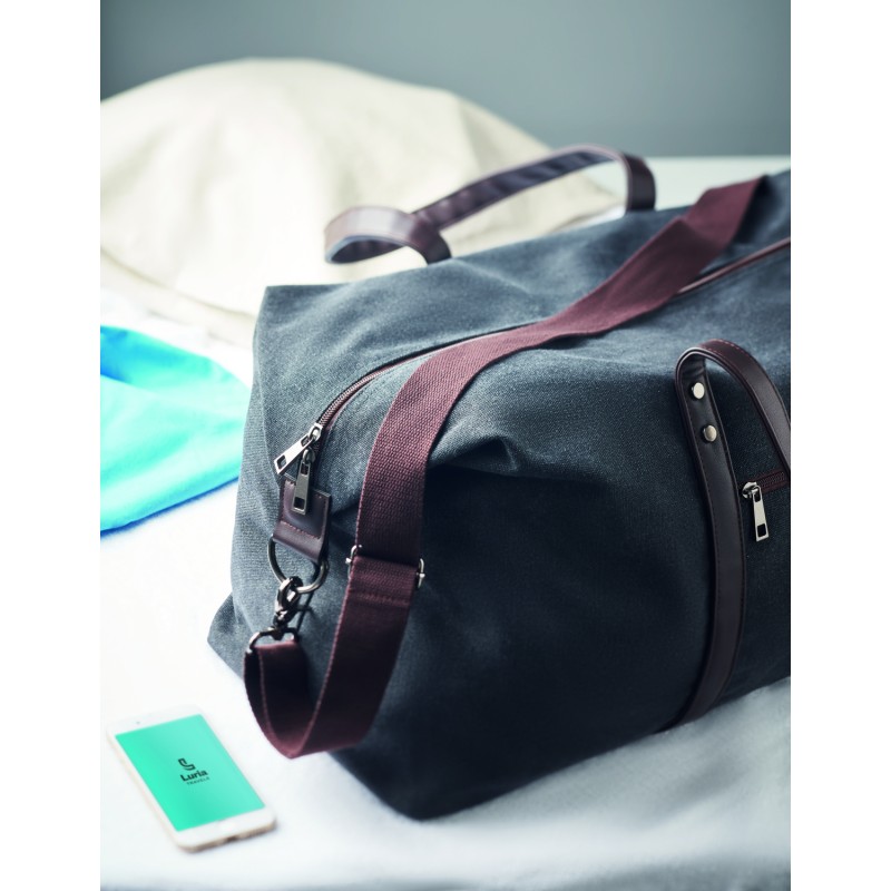 Bolsa de fin de semana de canvas Zurich