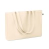 Bolsa de canvas reciclado con fuelle Respect