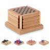 Set de 4 posavasos de corcho con juegos Coastgame