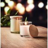 Vela aroma vainilla con tapa de bambú Ancient