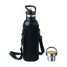 Botella de doble pared con funda de neopreno Tiksi 700 ml
