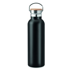 Botella térmica con tapa de bambú Helsinki Med 750 ml