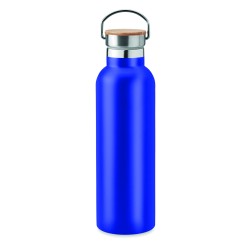 Botella térmica con tapa de bambú Helsinki Med 750 ml