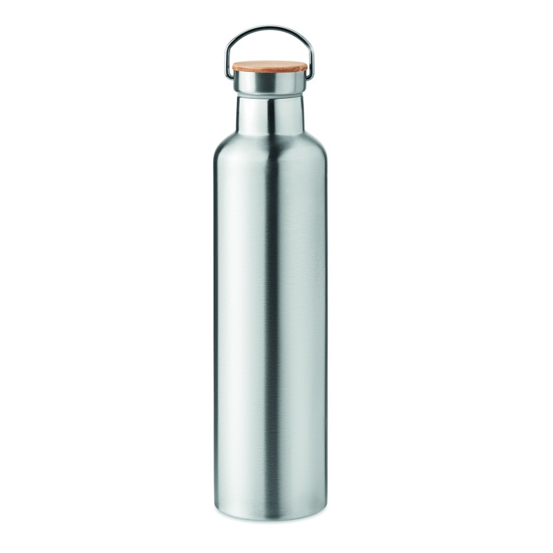 Botella térmica con tapa de bambú Helsinki Large 1 l