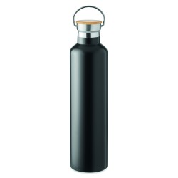Botella térmica con tapa de bambú Helsinki Large 1 l