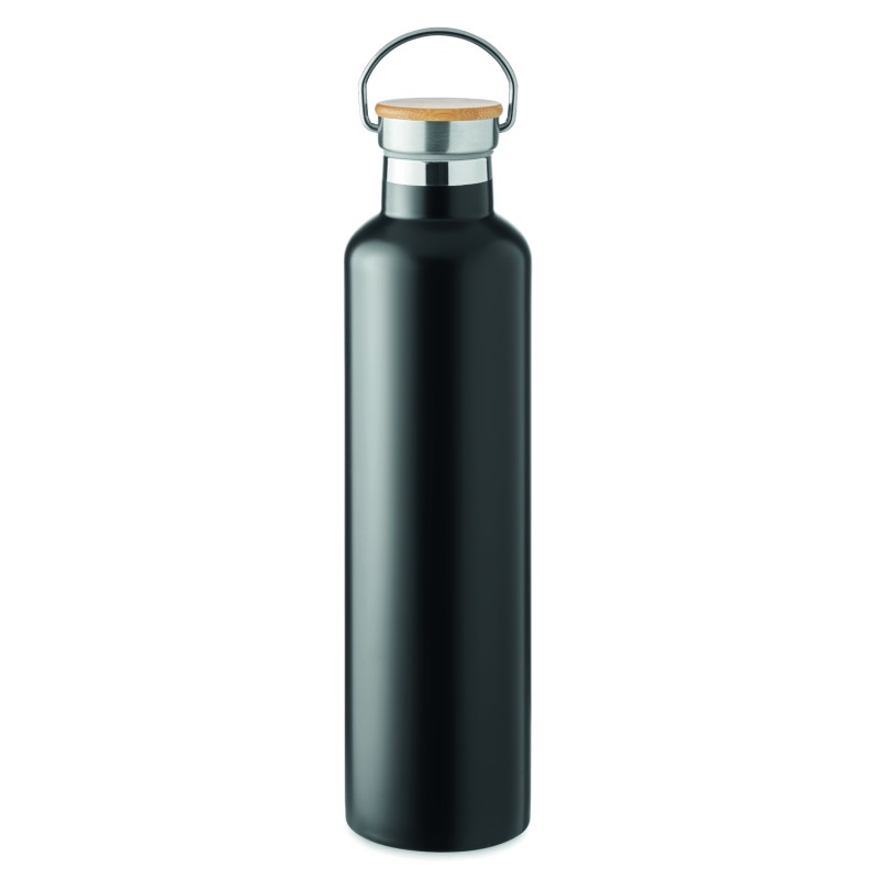 Botella térmica con tapa de bambú Helsinki Large 1 l
