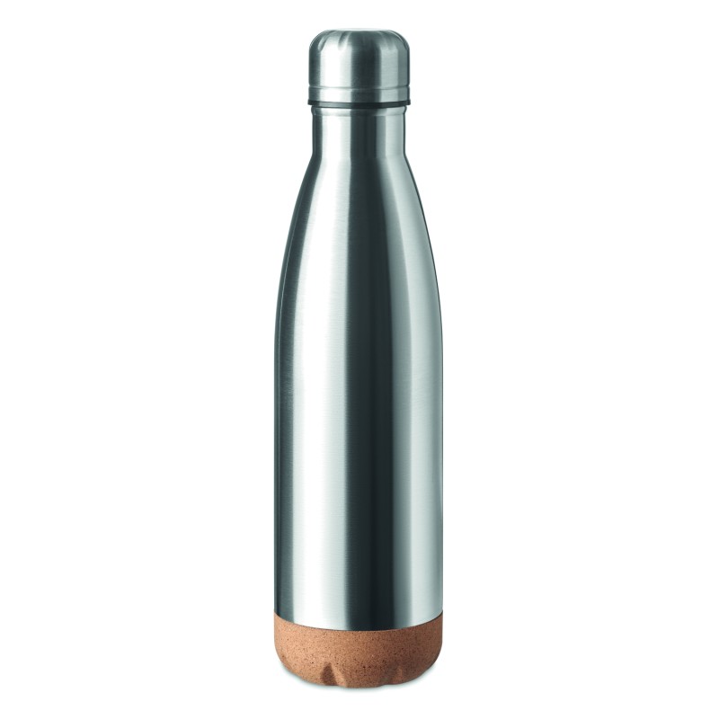 Botella de acero con base de corcho Aspen Cork 500 ml
