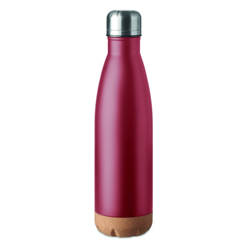 Botella de acero con base de corcho Aspen Cork 500 ml