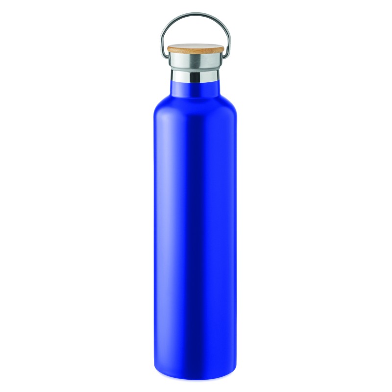 Botella térmica con tapa de bambú Helsinki Large 1 l