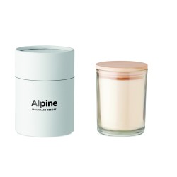 Vela aroma vainilla con tapa de bambú Ancient High