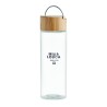 Botella de cristal con tapa de bambú Ameland 500 ml