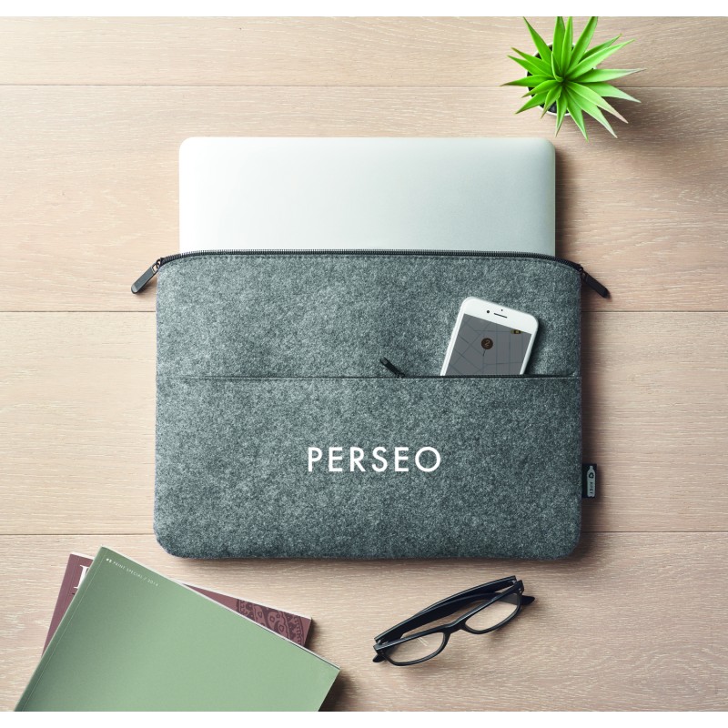 Funda de fieltro RPET para portátil de 14 pulgadas Toplo