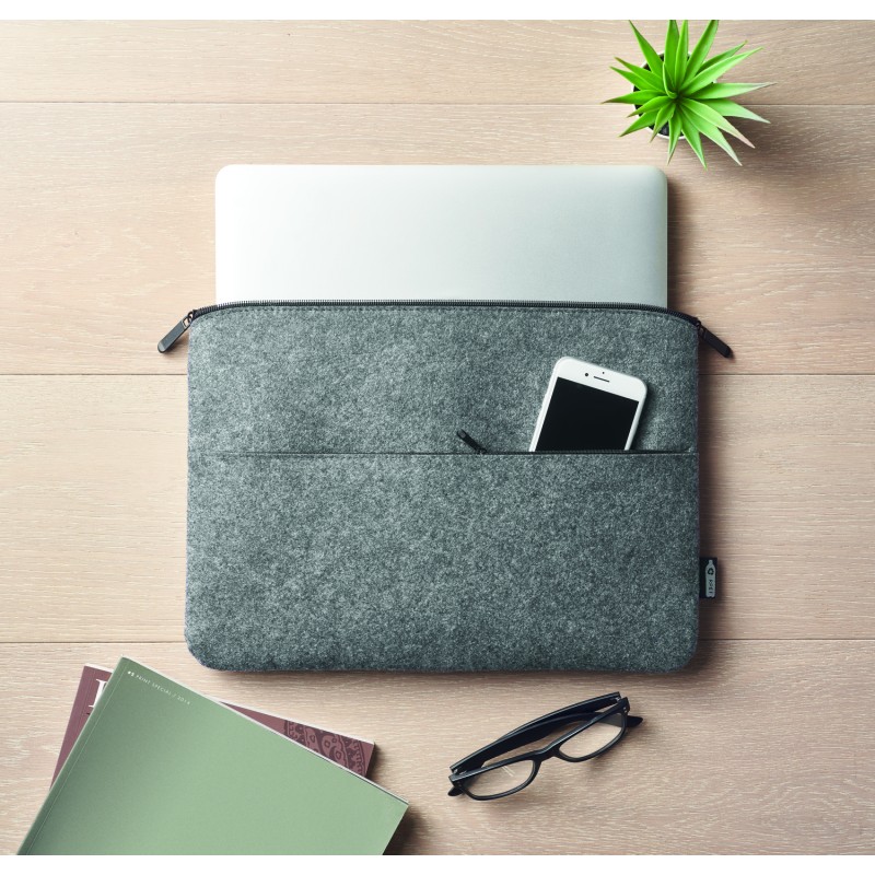 Funda de fieltro RPET para portátil de 14 pulgadas Toplo