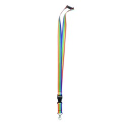 Lanyard RPET arco&iacute;ris Bowyard
