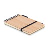Libreta A6 de bambú con bolígrafo Sonorabam