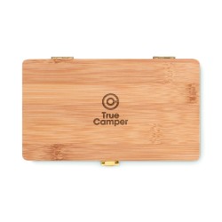 Set de herramientas de 21 piezas en estuche de bambú Gallaway