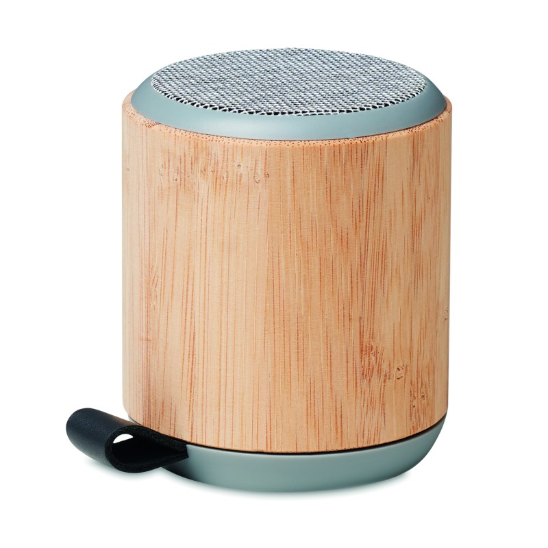 Altavoz inalámbrico de bambú Rugli