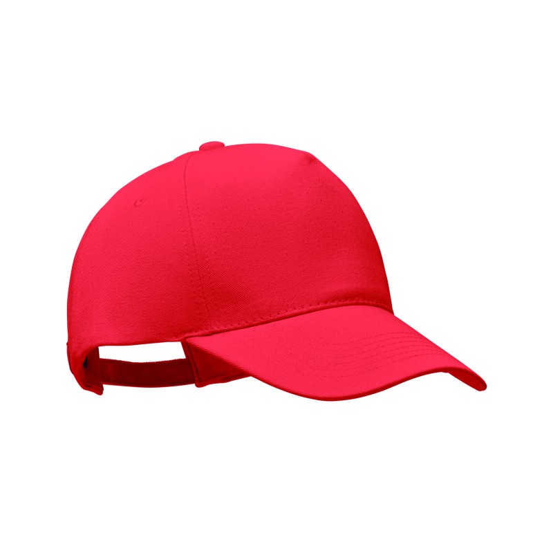 Gorra de algodón orgánico de 5 paneles Bicca Cap