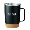 Vaso de doble pared con base de corcho Ruby 300 ml