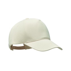 Gorra de algodón orgánico de 5 paneles Bicca Cap